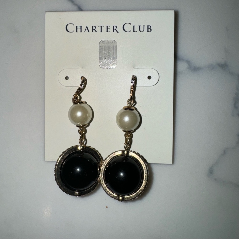 Charter Club earrings from Macy’s NWT